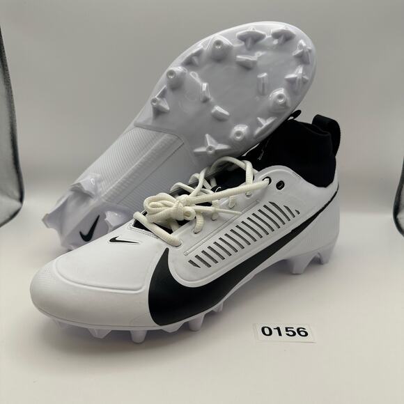 NIKE Men\'s 11.5 Vapor Edge PRO 360 2 Football Cleats White/Black FZ4267-100 main image 4